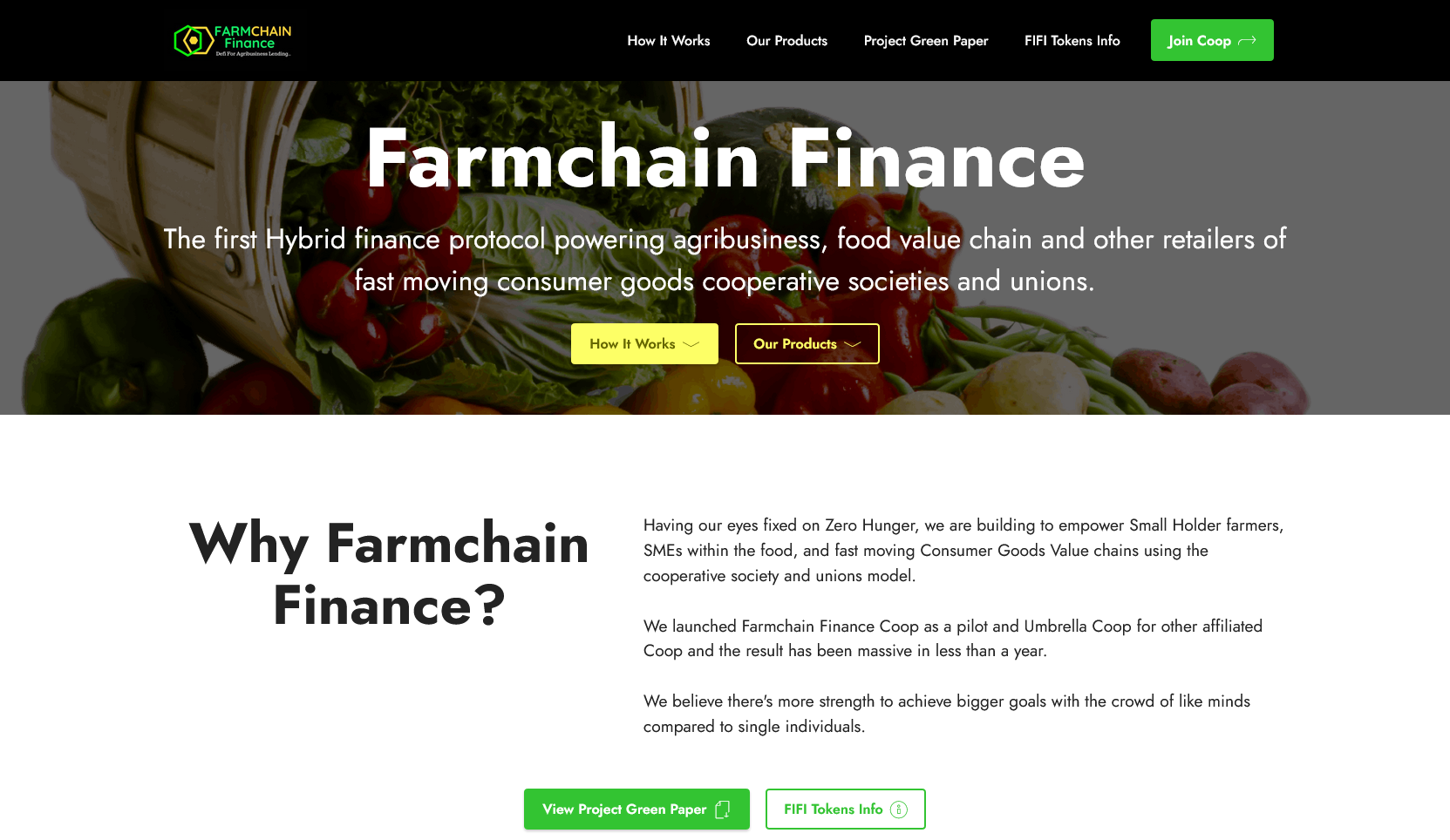 Farmchain Finance